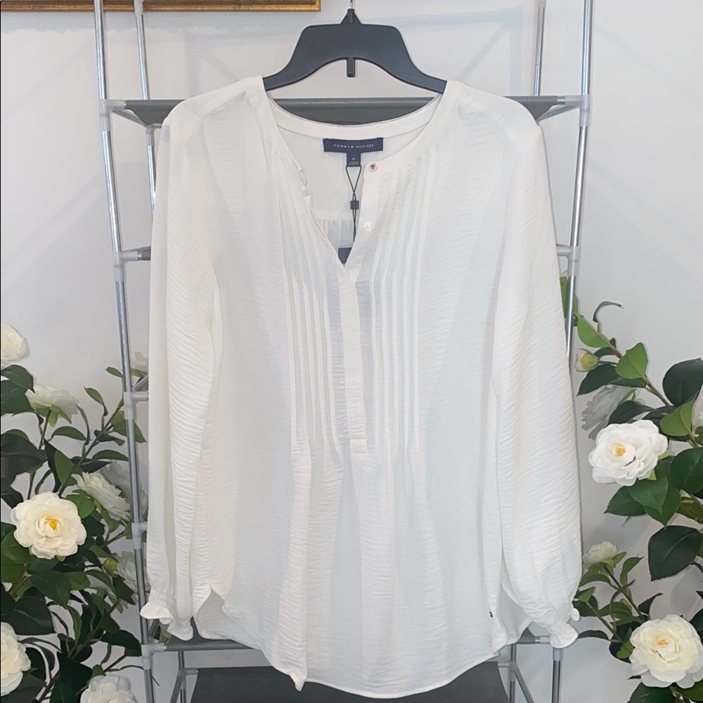 Tommy Hilfiger Women's White Blouse